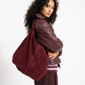 TILTIL Bag Yuki Plum Suede Donkerpaars - Things I Like Things I Love