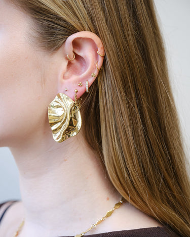 TILTIL Becka Large Stud Earring Goud - Things I Like Things I Love