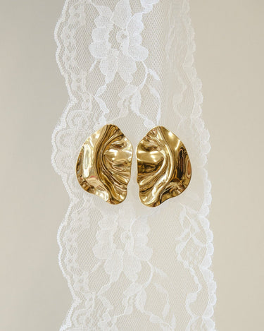 TILTIL Becka Large Stud Earring Goud - Things I Like Things I Love
