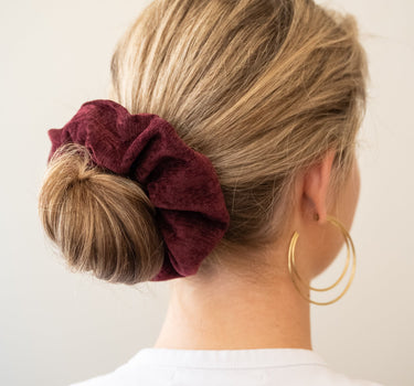 TILTIL Belle Scrunchie Velvet Bordeaux - Things I Like Things I Love