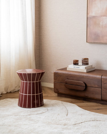 TILTIL Bijzettafel Cera Bordeaux - Things I Like Things I Love