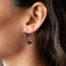 TILTIL Bird Hoop Earrings Silver - Things I Like Things I Love