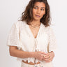 TILTIL Birke Top SS Embroidery Beige - Things I Like Things I Love