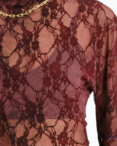 TILTIL Blair Lace Longsleeve Bordeaux - Things I Like Things I Love