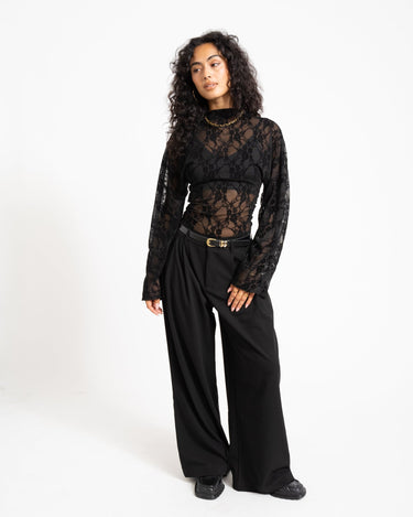 TILTIL Blair Lace Longsleeve Zwart - Things I Like Things I Love