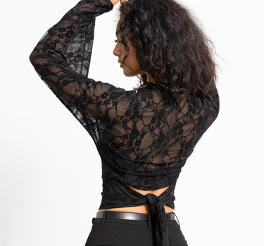 TILTIL Blair Lace Longsleeve Zwart - Things I Like Things I Love