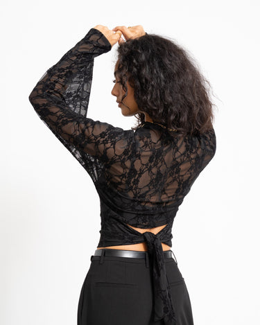 TILTIL Blair Lace Longsleeve Zwart - Things I Like Things I Love
