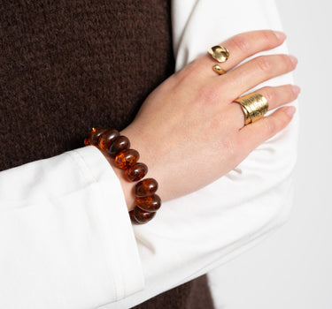 TILTIL Bracelet Choco Bead Brown - Things I Like Things I Love
