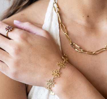 TILTIL Bracelet Flower Gold - Things I Like Things I Love