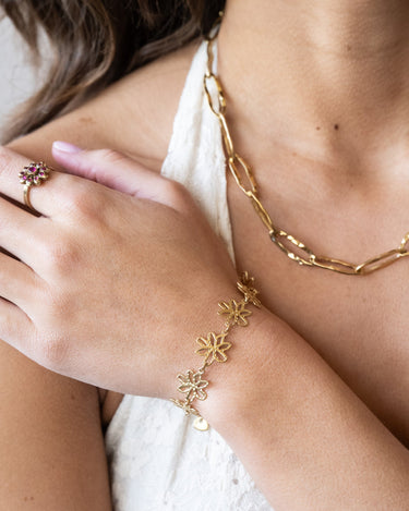 TILTIL Bracelet Flower Gold - Things I Like Things I Love