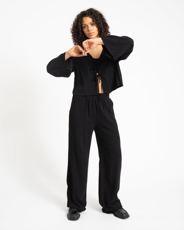 TILTIL Britt Pants Linen Black - Things I Like Things I Love