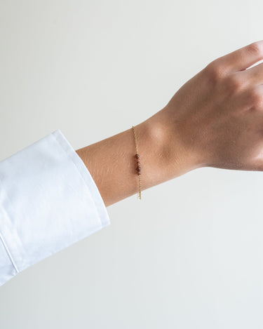 TILTIL Bungle Resin Brown Bracelet Gold Bruin - Things I Like Things I Love