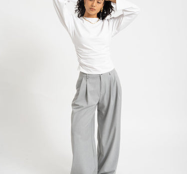 TILTIL Ceder Pantalon Melange Grey - Things I Like Things I Love
