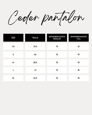 TILTIL Ceder Pantalon Zwart - Things I Like Things I Love