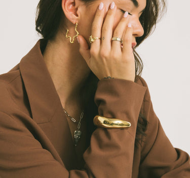 TILTIL Chunky Statement Bangle Gold - Things I Like Things I Love