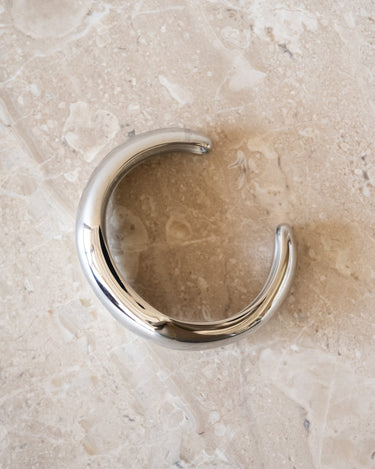 TILTIL Chunky Statement Bangle Silver - Things I Like Things I Love