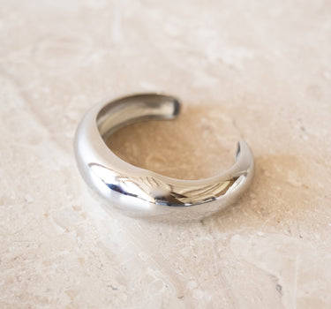TILTIL Chunky Statement Bangle Silver - Things I Like Things I Love