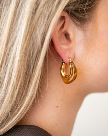 TILTIL Cleo Hoop Earrings Gold - Things I Like Things I Love