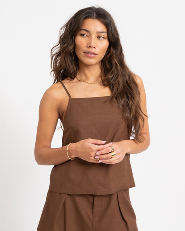 TILTIL Cloe Loma Top Brown - Things I Like Things I Love