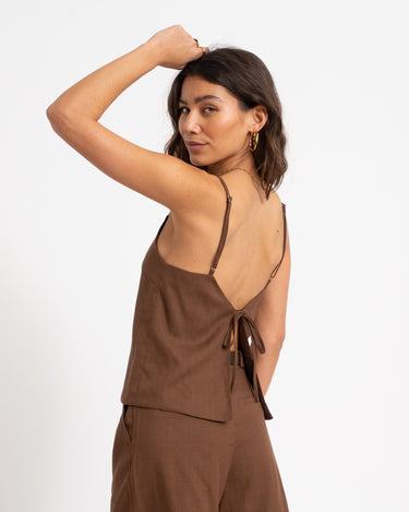 TILTIL Cloe Loma Top Brown - Things I Like Things I Love