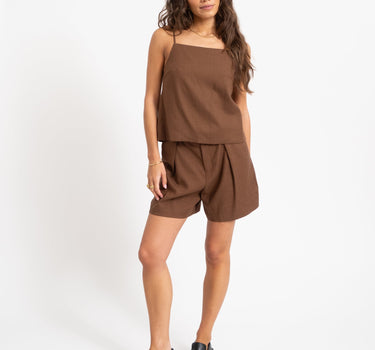 TILTIL Cloe Loma Top Brown - Things I Like Things I Love