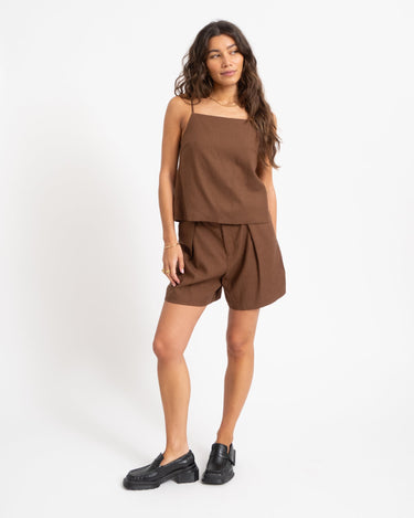 TILTIL Cloe Loma Top Brown - Things I Like Things I Love