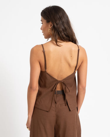 TILTIL Cloe Loma Top Brown - Things I Like Things I Love
