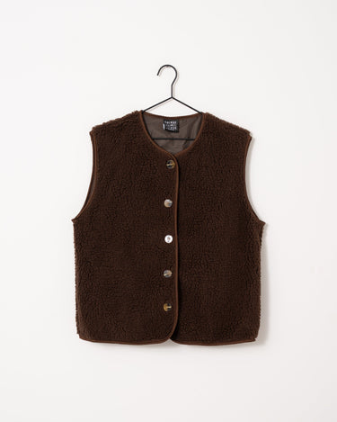 TILTIL Coco Gilet Teddy Brown One Size - Things I Like Things I Love