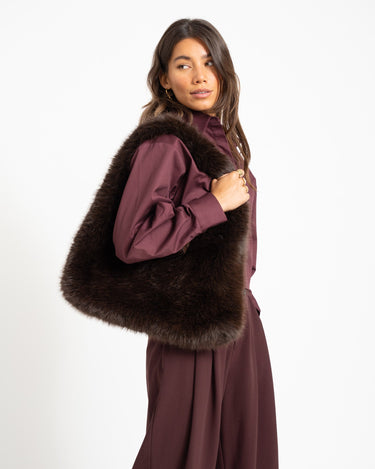 TILTIL Cropped Lizzy Blouse Bordeaux - Things I Like Things I Love