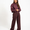 TILTIL Cropped Lizzy Blouse Bordeaux - Things I Like Things I Love