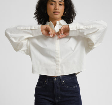 TILTIL Cropped Lizzy Blouse Wit - Things I Like Things I Love