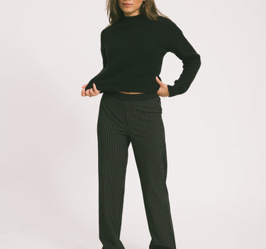 TILTIL Dana Pantalon Black Pinstripe - Things I Like Things I Love