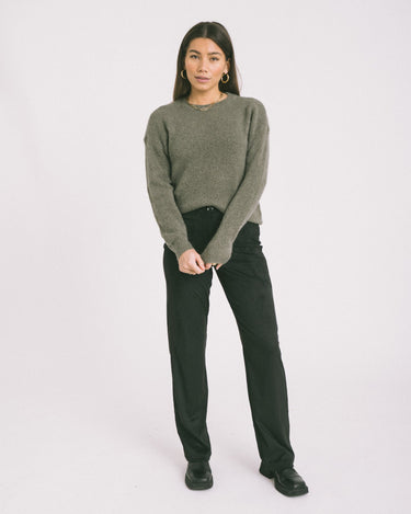 TILTIL Davi Suede Pants Black - Things I Like Things I Love
