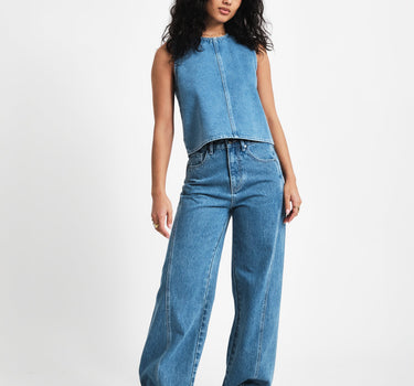 TILTIL Denim Ted Top Blue - Things I Like Things I Love