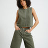TILTIL Denim Ted Top Green - Things I Like Things I Love