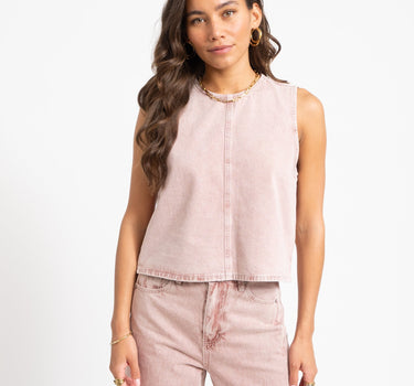 TILTIL Denim Ted Top Pink - Things I Like Things I Love