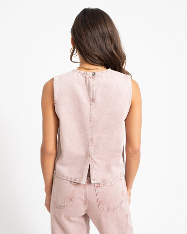 TILTIL Denim Ted Top Pink - Things I Like Things I Love