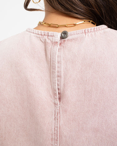 TILTIL Denim Ted Top Pink - Things I Like Things I Love