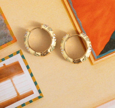 TILTIL Earrings Artsy Butter Yellow - Things I Like Things I Love