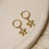 TILTIL Earrings Charm Flower Small Gold - Things I Like Things I Love