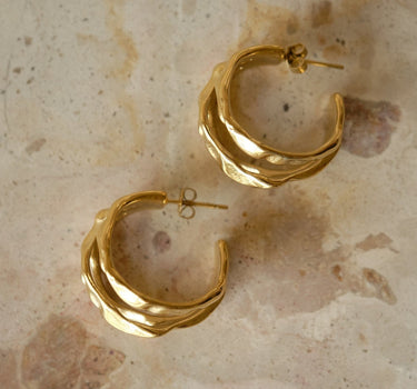 TILTIL Earrings Triple Circle Goud - Things I Like Things I Love