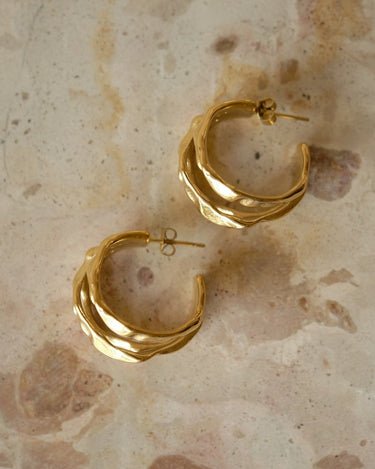 TILTIL Earrings Triple Circle Goud - Things I Like Things I Love