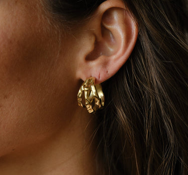 TILTIL Earrings Triple Circle Goud - Things I Like Things I Love