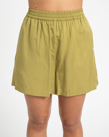 TILTIL Elin Tencel Shorts Moss Green - Things I Like Things I Love