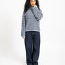 TILTIL Ellie Striped Zipper Cardigan One Size Blauw - Things I Like Things I Love