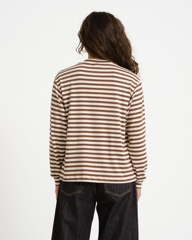TILTIL Emma Longsleeve Striped Bruin - Things I Like Things I Love