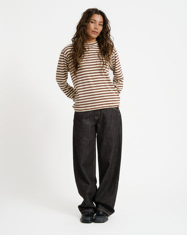 TILTIL Emma Longsleeve Striped Bruin - Things I Like Things I Love