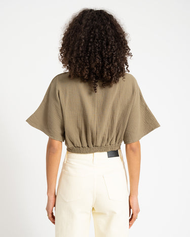 TILTIL Esmee Crop Top Knot Hydro Army - Things I Like Things I Love