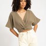 TILTIL Esmee Crop Top Knot Hydro Army - Things I Like Things I Love