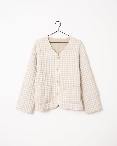 TILTIL Eva Jacket Checked Zand - Things I Like Things I Love